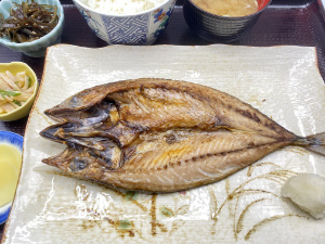 サバ焼き定食