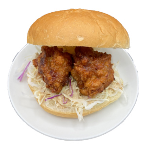 知床地鶏のザンギバーガー